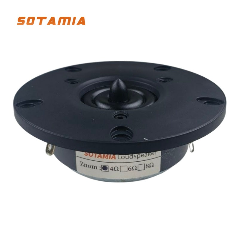 SOTAMIA 1Pcs 4 Inch HIFI Music Mid-tweeter Audio 4 Ohm 50W Silk Film Power Speaker Smart Home Treble DIY Bookshelf Speaker