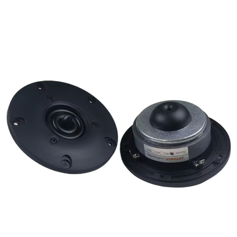 SOTAMIA 2Pcs 4 Inch HIFI Tweeter Power Speaker 4 Ohm 50W Silk Film High Frequency Treble Audio DIY Bookshelf Bluetooth Speaker