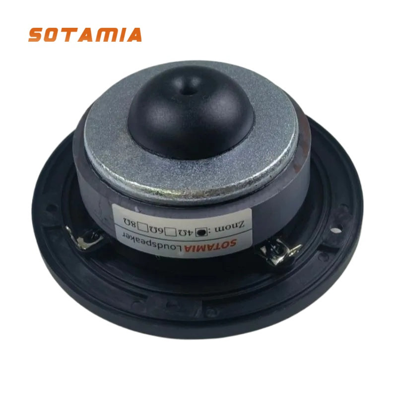 SOTAMIA 1Pcs 4 Inch HIFI Music Mid-tweeter Audio 4 Ohm 50W Silk Film Power Speaker Smart Home Treble DIY Bookshelf Speaker