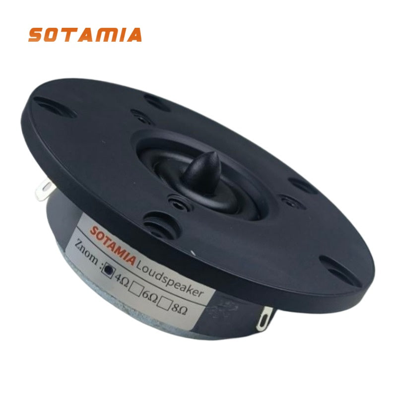 SOTAMIA 1Pcs 4 Inch HIFI Music Mid-tweeter Audio 4 Ohm 50W Silk Film Power Speaker Smart Home Treble DIY Bookshelf Speaker