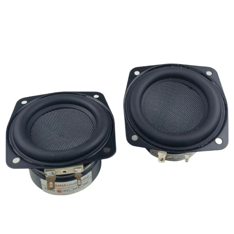 SOTAMIA 2Pcs 3 Inch Subwoofer 4 Ohm 20W Black Fiber Glass Audio Hifi Home Music Sound Speaker DIY Home Theater Power Loudspeaker
