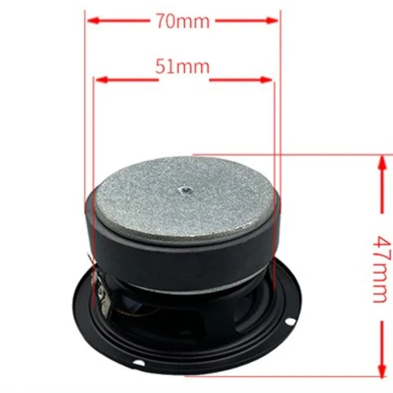 SOTAMIA 1Pcs 3 Inch Full Range Power Speaker 4 Ohm 20W Bookshelf Audio DIY Hifi Music Portable Bluetooth Computer Speaker