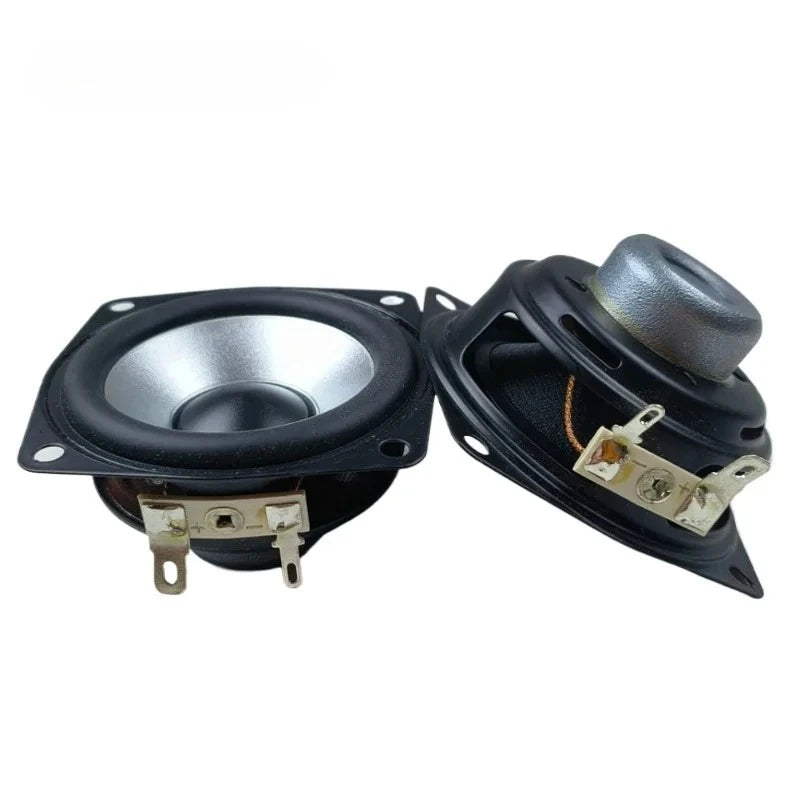 SOTAMIA 2Pcs 2.5 Inch Full Range Bass Speaker 66mm 4 Ohm 15W Amplifier Loudspeaker Rubber Edge Hifi Music DIY Bluetooth Speaker