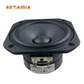 SOTAMIA 1Pcs 4 Inch Mid Range Bass Audio Speaker 8 Ohm 20-80W Woofer DIY Bluetooth Speaker Loudspeaker Aluminum Frame Bookshelf
