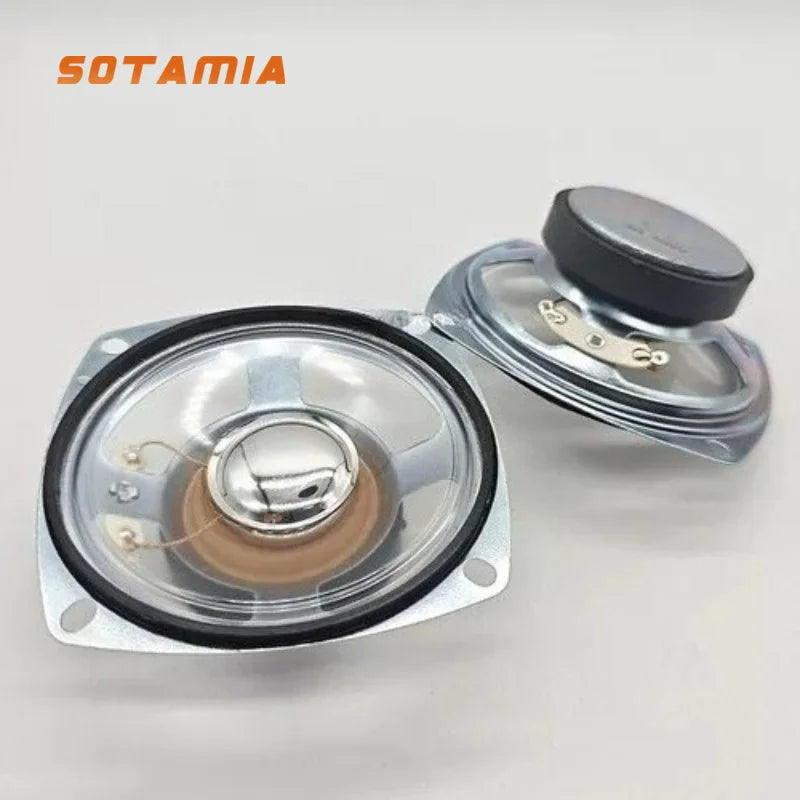 SOTAMIA 2Pcs 3 Inch Transparent Speaker 8 Ohm 5W 45 Magnetic HIFI Waterproof Speaker 8R 5W Sound Music Power Loudspeaker