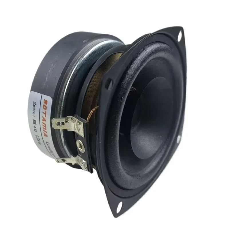 SOTAMIA 1Pcs 3 Inch Audio Full Range Speaker Audio 4 Ohm 60W DIY HIFI Music Desktop Bluetooth Speaker LoudSpeaker Bookshelf