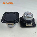 SOTAMIA 2Pcs 45mm Full Range Speaker 4 Ohm 12W Rubber Edge Waterproof Audio Power Speaker DIY Outdoor Music Bluetooth Speaker