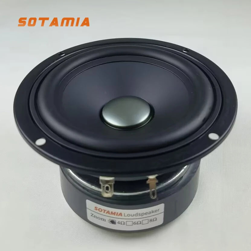 SOTAMIA 1Pcs 4 Inch Full Range Power Speaker 4 Ohm 25W 25 Core HIFI Music Smart Home Audio DIY Portable Bluetooth Speaker