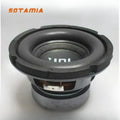 SOTAMIA 1Pcs 6.5 Inch Subwoofer 4 Ohm 200W Card Package Speaker Home Theater Smart Speaker Car Subwoofer Upgrade Modification