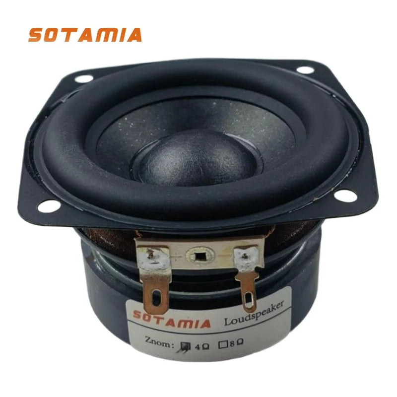 SOTAMIA 1Pcs 3 Inch Subwoofer Speaker Hifi Home Music Audio 4 Ohm 15W Sound Bass Speaker DIY Home Theater Woofer Loudspeaker