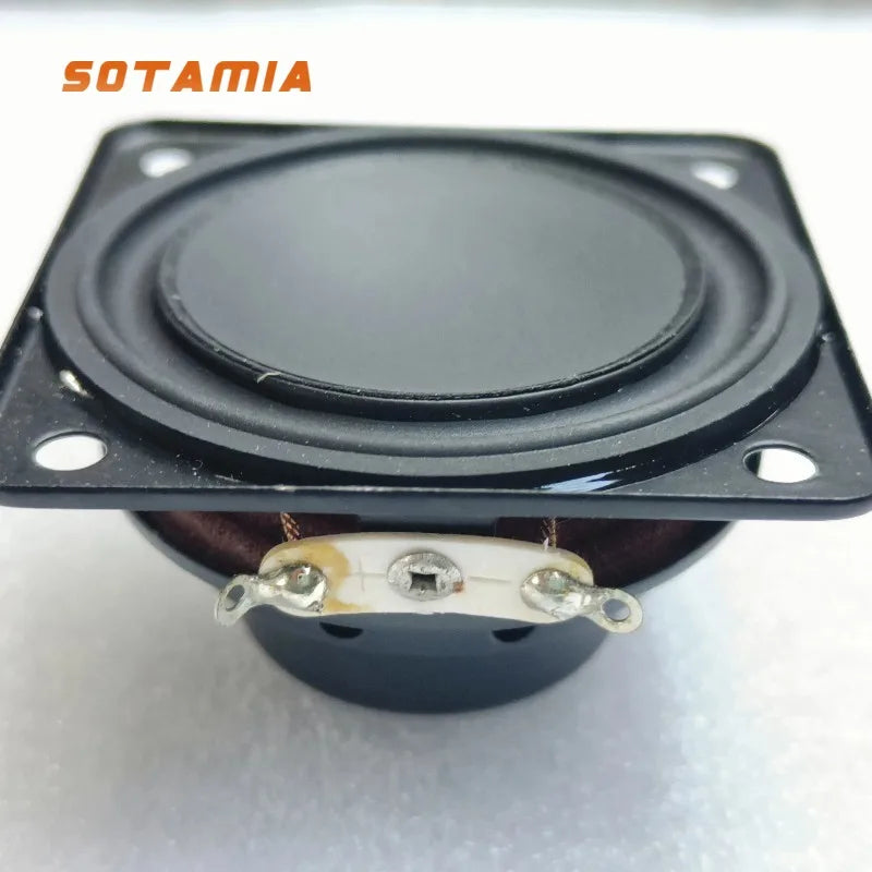 SOTAMIA 2Pcs 1.75 Inch Full Range Audio Speaker 48mm 4 Ohm 15W Power Loudspeaker DIY Subwoofer Bluetooth Speaker Modified