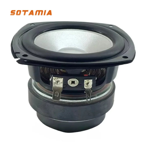 SOTAMIA 1Pcs 3 Inch Audio Speaker 4 Ohm 15W HIFI Music Home Speaker Long-stroke Full Range Loudspeaker Sound Home Theater