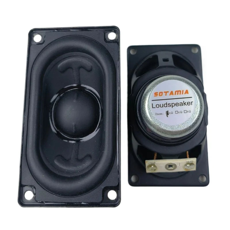 SOTAMIA 2Pcs 4580 Mini Speaker Audio 4 Ohm 20W Mid-bass Sound Music Loudspeaker DIY Portable Bluetooth Speaker For JBL FLIP 6