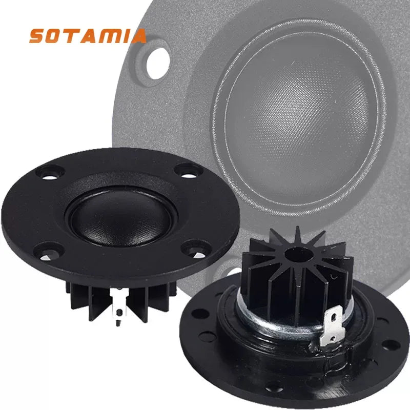 SOTAMIA 2Pcs 2 Inch 52mm Tweeter 4 Ohm 20W Audio Speaker Silk Film Treble Driver DIY Bluetooth Speaker HIFI Music Loudspeaker