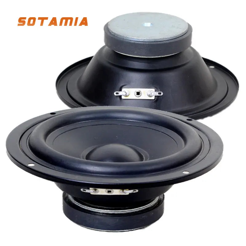 SOTAMIA 2Pcs 5 Inch Midrange Speaker 4 8 Ohm 30W PP Basin Audio Music Speaker Power Loudspeaker 4R 8R DIY Bluetooth Sound Box
