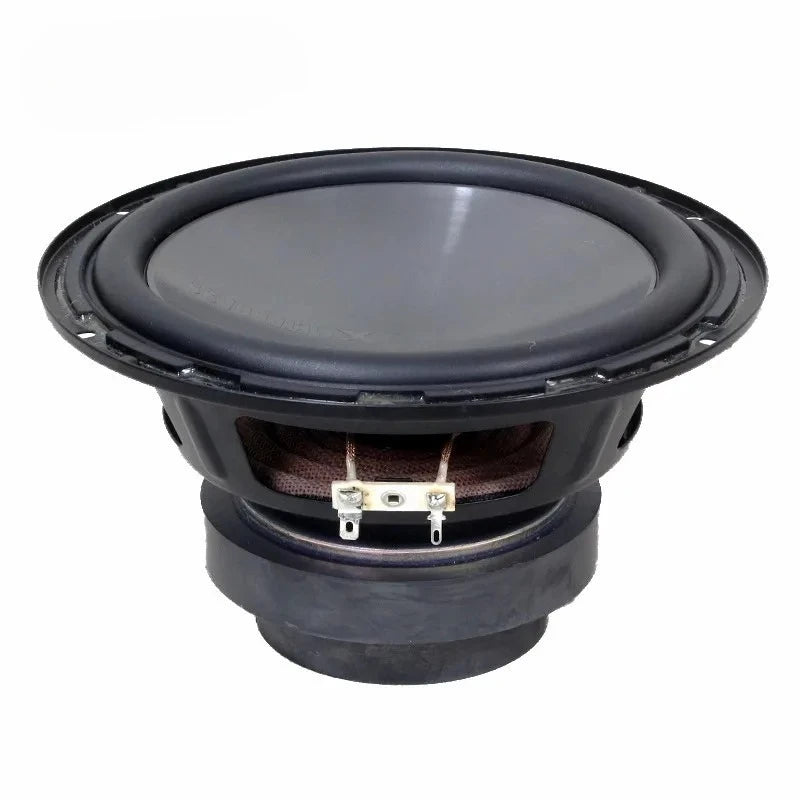 SOTAMIA 1Pcs 8 Inch Subwoofer Audio Speaker 6 Ohm 200W Long-stroke Dual-magnetic Bright Silver Super Bass Power Hifi Speaker