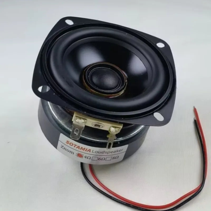 SOTAMIA 1PCS 3 Inch Coaxial Audio Speaker 4 8 Ohm 15W 25 Core Hifi Music Power Loudspeaker Aluminum Film Tweeter Sound Bar