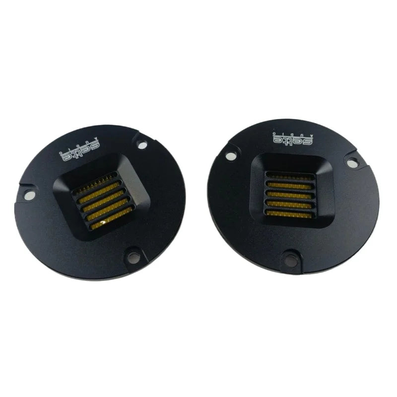 SOTAMIA 2Pcs 68mm Ribbon Tweeter Audio Speaker Aluminum Alloy Pneumatic Tweeter 8 Ohm 15W  Haier Type Air Motion Treble Speaker