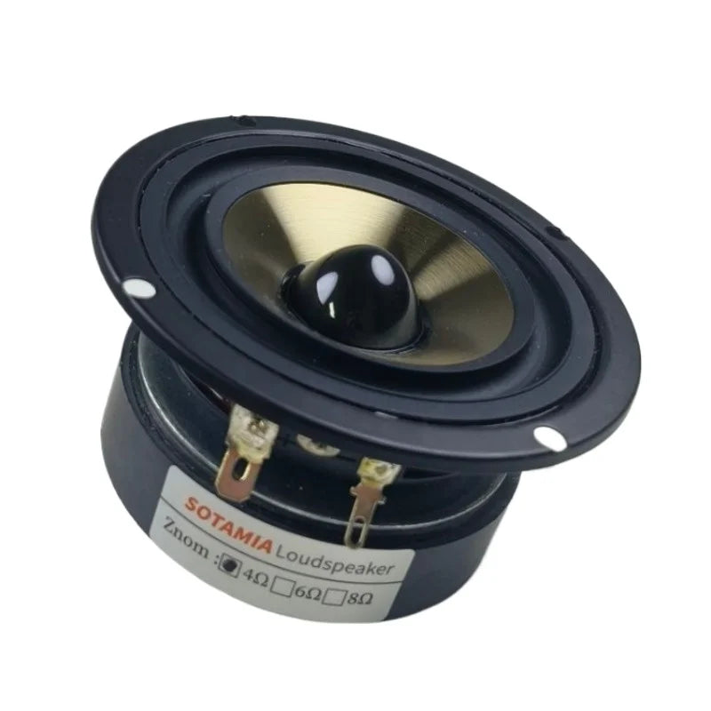 SOTAMIA 1Pcs 3 Inch Full Range Power Speaker 4 Ohm 20W Bookshelf Audio DIY Hifi Music Portable Bluetooth Computer Speaker