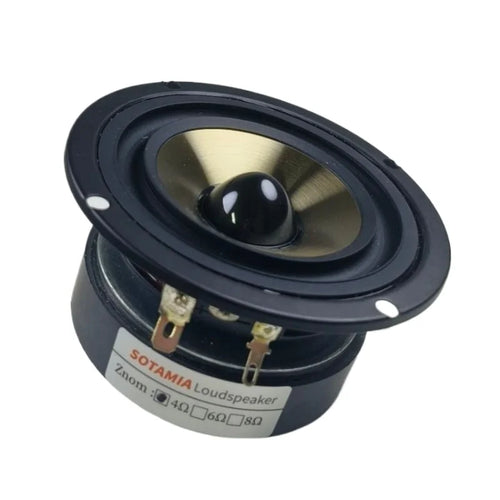 SOTAMIA 1Pcs 3 Inch Full Range Power Speaker 4 Ohm 20W Bookshelf Audio DIY Hifi Music Portable Bluetooth Computer Speaker
