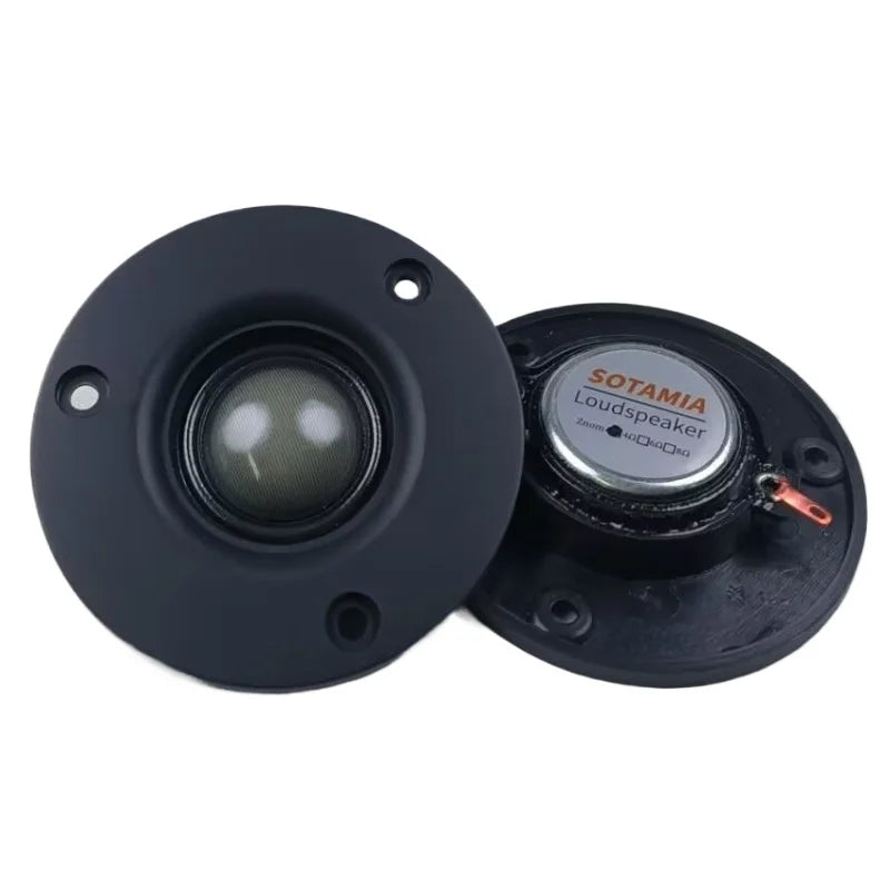 SOTAMIA 2Pcs 3 Inch Tweeter Audio Speaker 4 Ohm 30W Silk Film Treble Power Speaker Hifi Music Home Theater Sound Loudspeaker