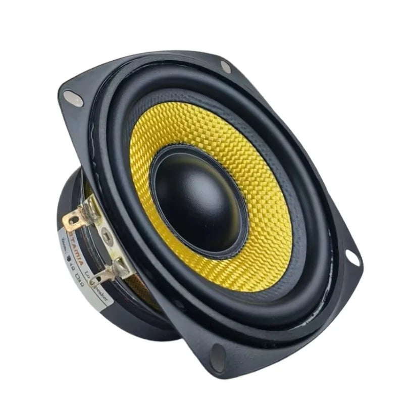 SOTAMIA 1Pcs 4 Inch Woofer Speaker 4 Ohm 15 W DIY Professional Multimedia Home Music Subwoofer Speaker Audio Bass Loudspeaker