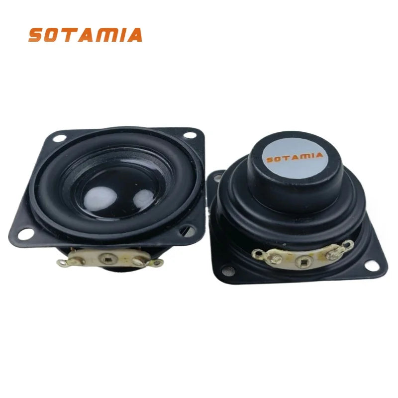 SOTAMIA 2Pcs DIY Mini Bluetooth Speakers 40mm 4 Ohm 3W Full Range Speaker Hifi Music Audio Loudspeaker DIY 2.1 Home Theater