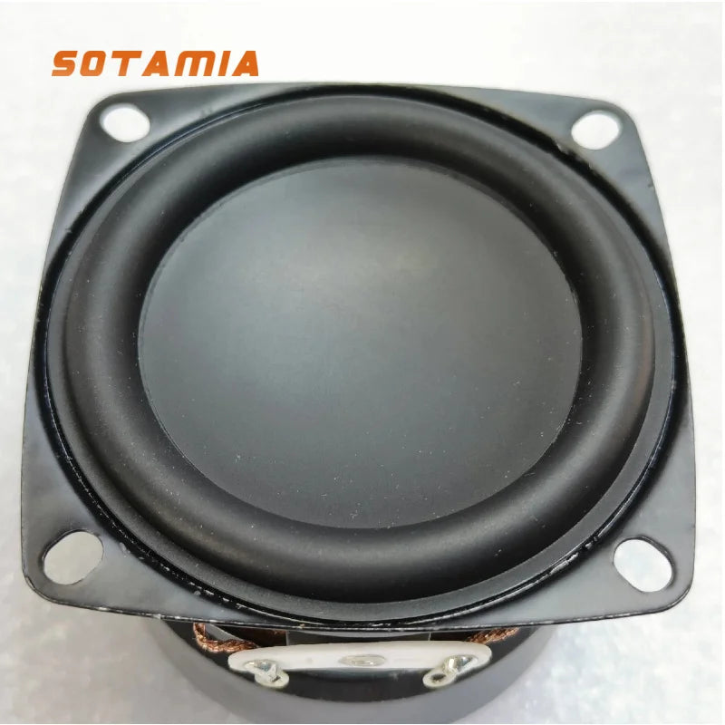 SOTAMIA 2Pcs 2.25 Inch Portable Full Range Speaker 57mm 4 Ohm 10W HIFI Speaker Audio Sound Music Power HIFI Loudspeaker