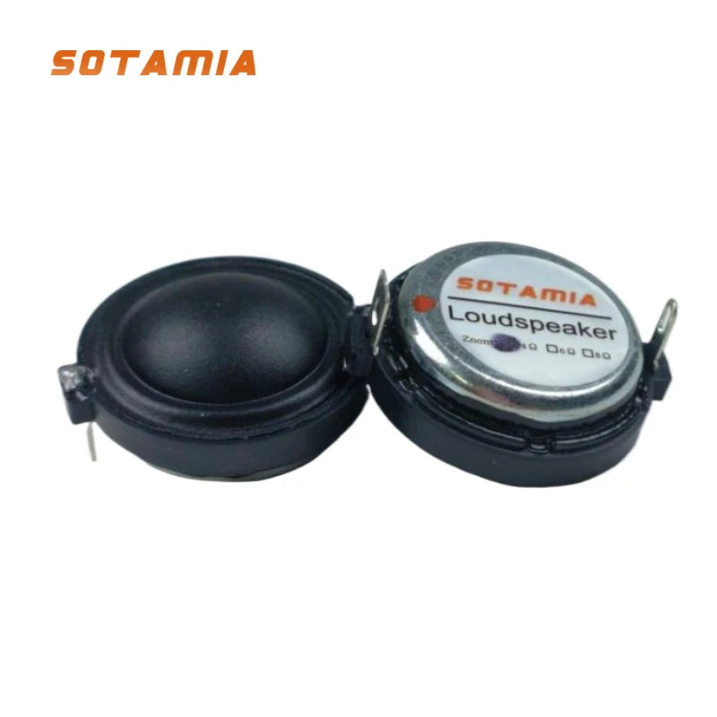 SOTAMIA 2Pcs 31mm Hifi Audio Silk File Tweeter Speaker 4 Ohm 20W Mini Home Music Treble 20-core Loudspeaker DIY Sound System