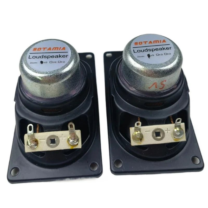 SOTAMIA 2Pcs 4580 Mini Speaker Audio 4 Ohm 20W Mid-bass Sound Music Loudspeaker DIY Portable Bluetooth Speaker For JBL FLIP 6