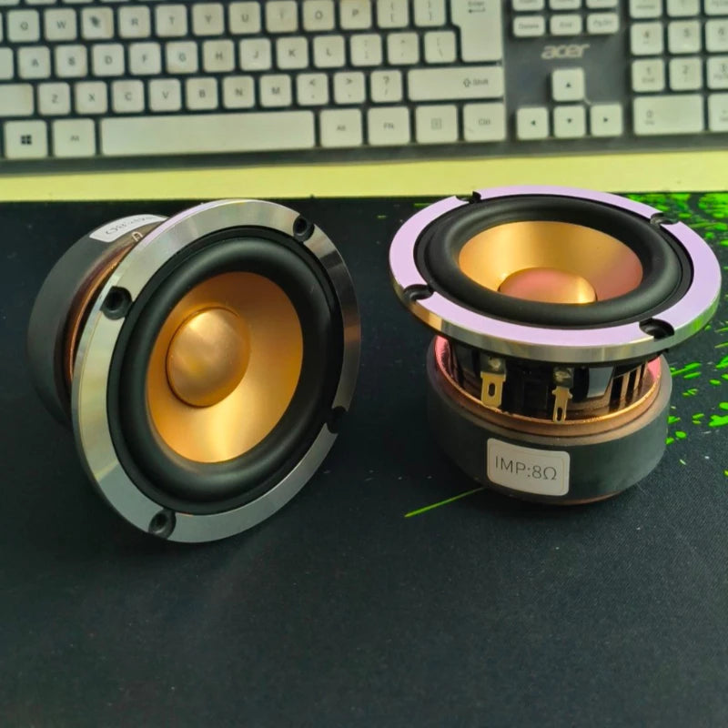 SOTAMIA 2Pcs 3 Inch Full Range Speaker 4 8 Ohm 30-60W Aluminum Basin HIFI Music Audio DIY Home Theater Bluetooth Speaker Driver