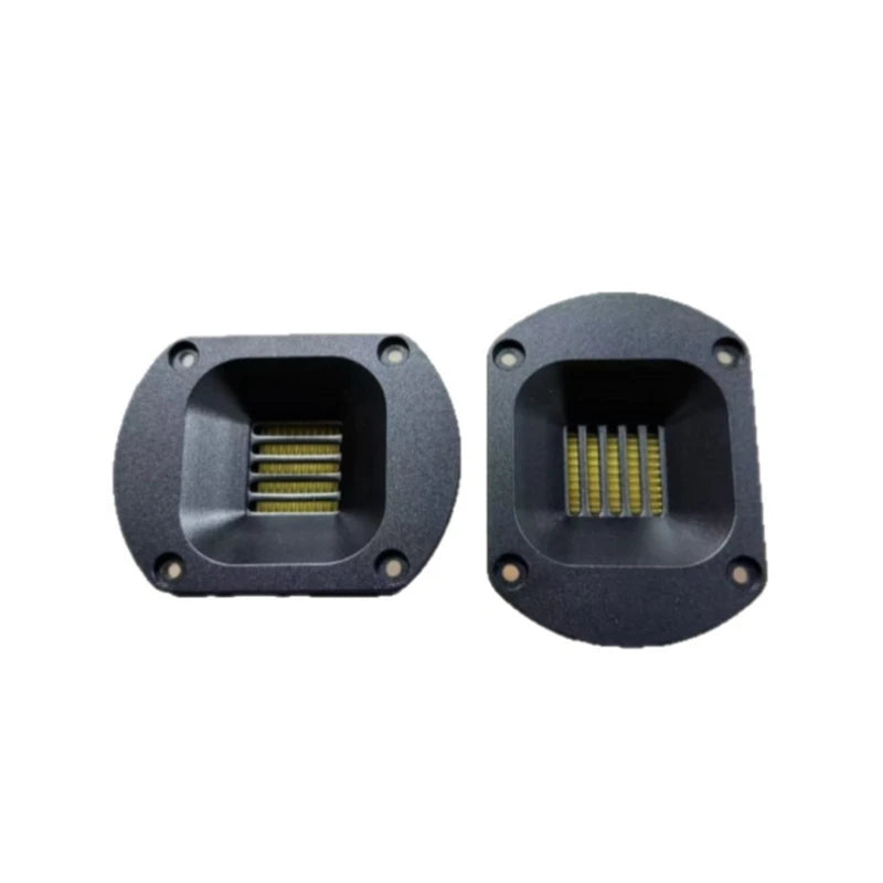 SOTAMIA 2PCS AMT Tweeter Trimmed Aluminum Alloy Pneumatic Treble Speaker Fever Grade Belt Music Speaker Bluetooth Sound Box