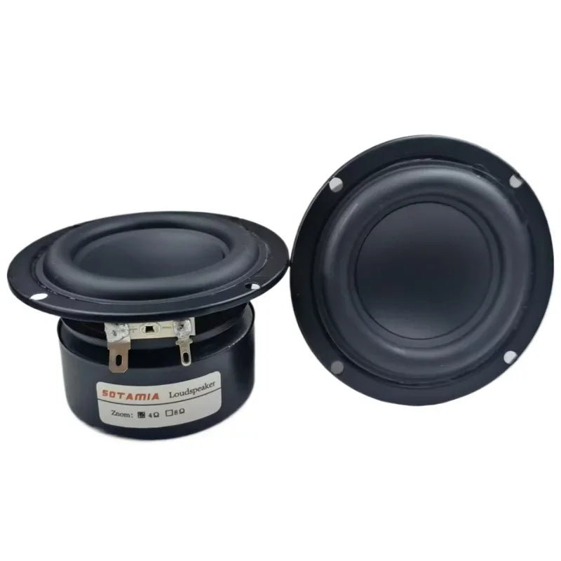 SOTAMIA 2Pcs 3 Inch Full Range 4 Ohm 20W Waterproof Bluetooth Speaker Audio DIY Home Theater Bookshelf Music Loudspeaker