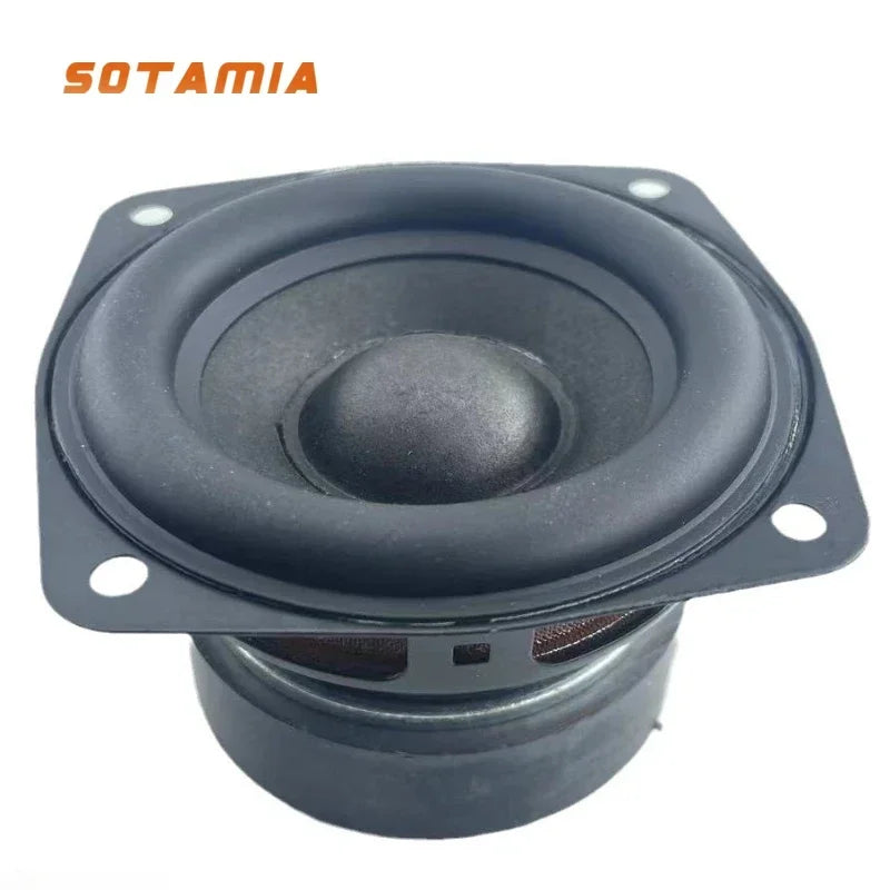 SOTAMIA 1Pcs 3 Inch Subwoofer Speaker 4 Ohm 15W Hifi Home Music Audio Sound Bass Speaker DIY Home Theater Woofer Loudspeaker