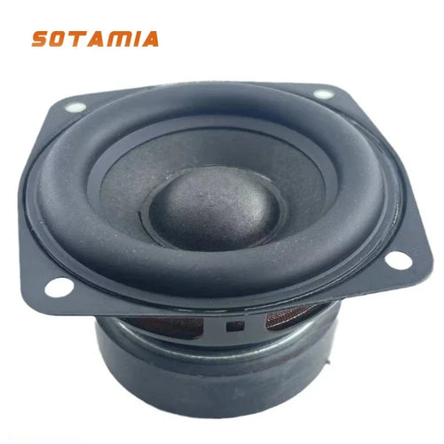SOTAMIA 1Pcs 3 Inch Subwoofer Speaker 4 Ohm 15W Hifi Home Music Audio Sound Bass Speaker DIY Home Theater Woofer Loudspeaker