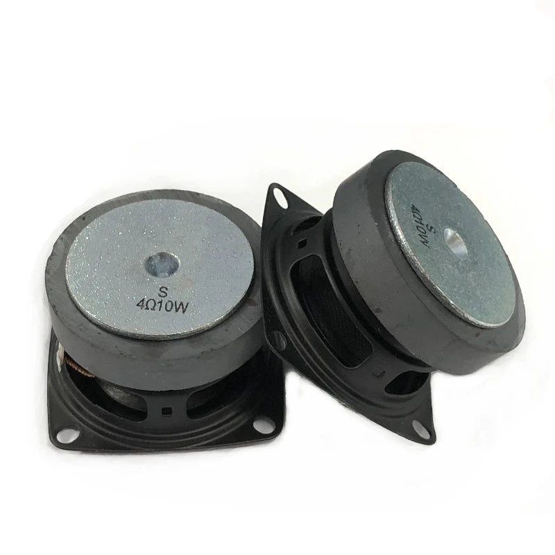 SOTAMIA 2Pcs 2 Inch Full Range Speaker Audio 4 Ohm 10W Rubber Side Sound Music Loudspeaker DIY Portable Bluetooth Speakers