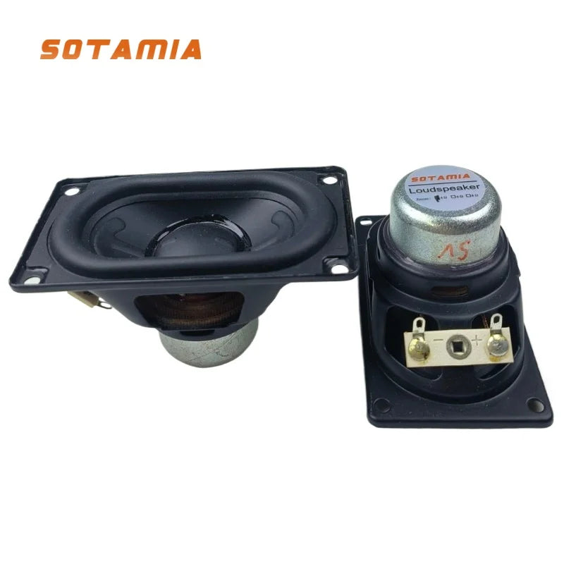 SOTAMIA 2Pcs 4580 Mini Speaker Audio 4 Ohm 20W Mid-bass Sound Music Loudspeaker DIY Portable Bluetooth Speaker For JBL FLIP 6