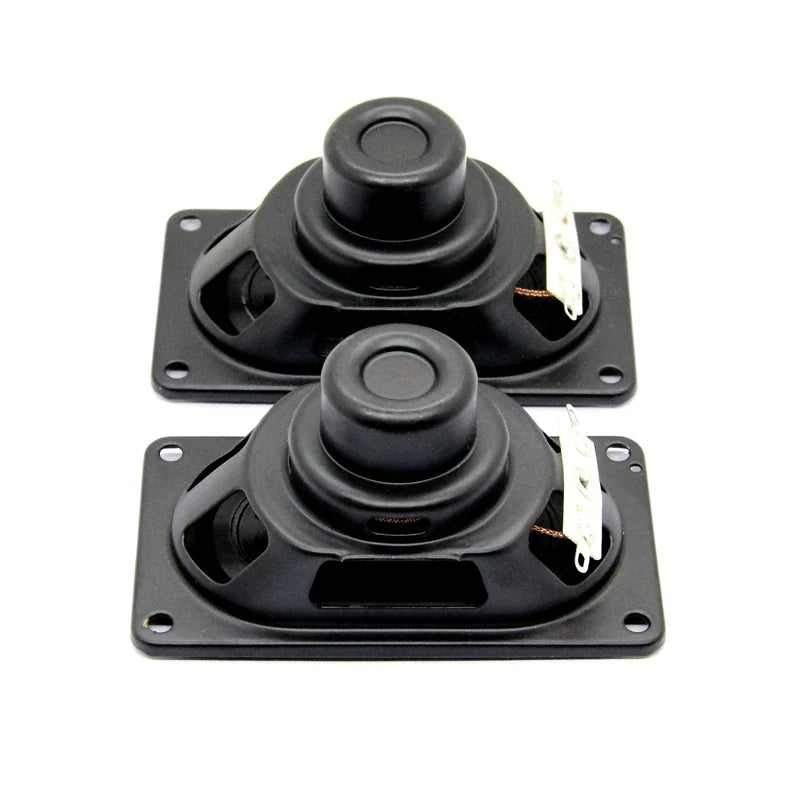 SOTAMIA 2Pcs 4580 Full Range Audio 4 Ohm 10W Track Style Internal Magnet Multimedia Speaker 45x80mm DIY Bluetooth Speaker