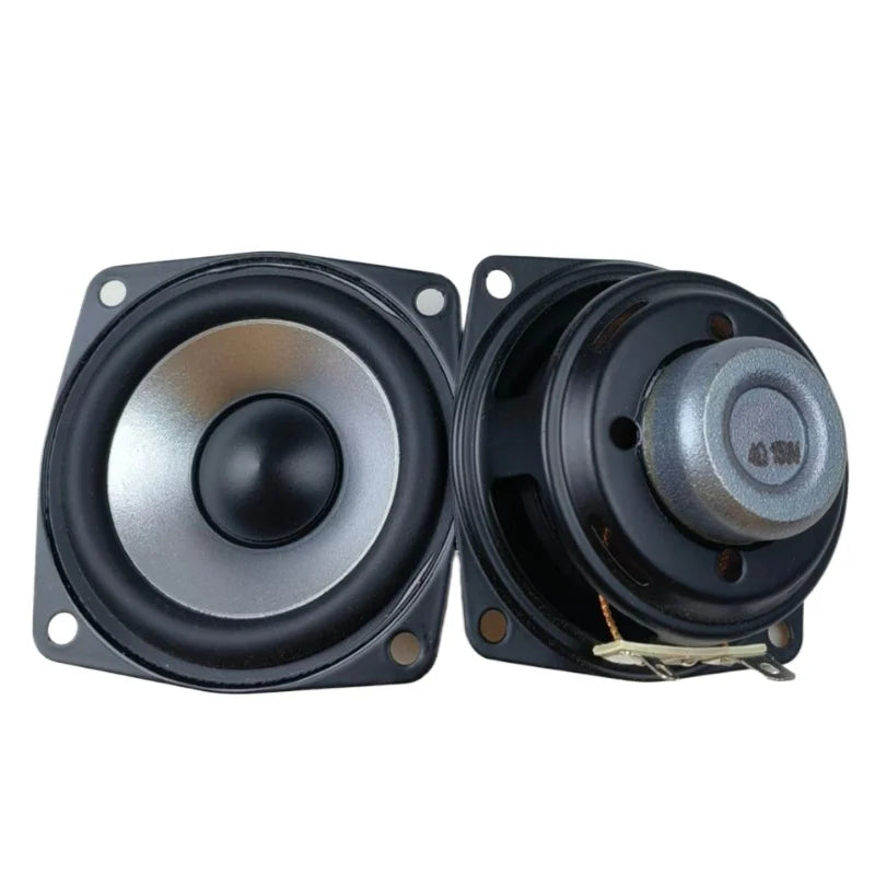 SOTAMIA 2Pcs 2.5 Inch Full Range Bass Speaker 66mm 4 Ohm 15W Amplifier Loudspeaker Rubber Edge Hifi Music DIY Bluetooth Speaker