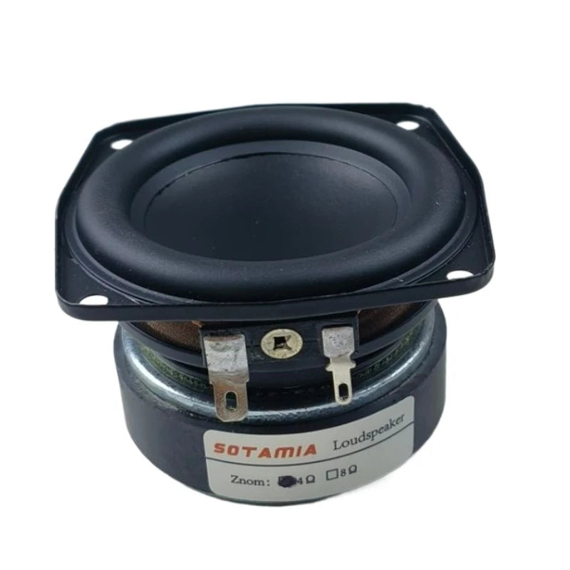 SOTAMIA 2Pcs 3 Inch Subwoofer Speaker 4 Ohm 35W Audio Bass Woofer DIY Hifi Music Bluetooth Speaker Bookshelf Loudspeaker