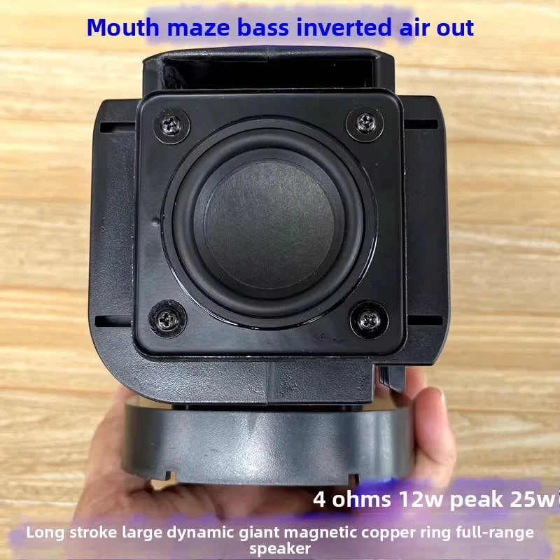SOTAMIA 1PCS 2.25 Inch Full Range Speaker Bass Small Steel Cannon 4 Ohms 12 Watts Long Stroke Bluetooth Desktop Audio
