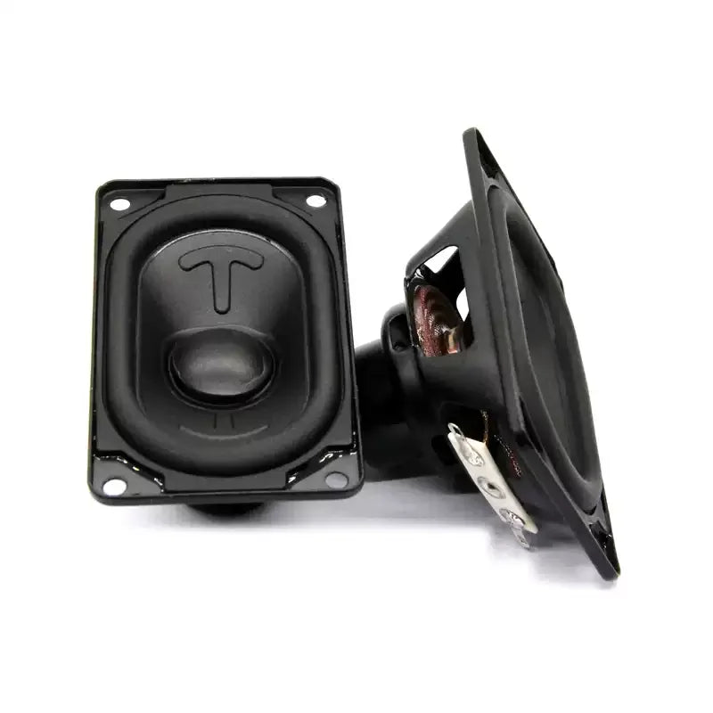 SOTAMIA 2Pcs 4580 Full Range Audio 4 Ohm 10W Track Style Internal Magnet Multimedia Speaker 45x80mm DIY Bluetooth Speaker