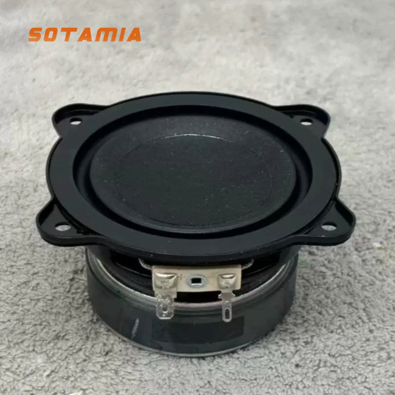 SOTAMIA 1Pcs 3.5 Inch Subwoofer 4 Ohm 30W Power Speaker Hifi Music Mid-bass Long Stroke Sound Audio Home Theater Loudspeaker