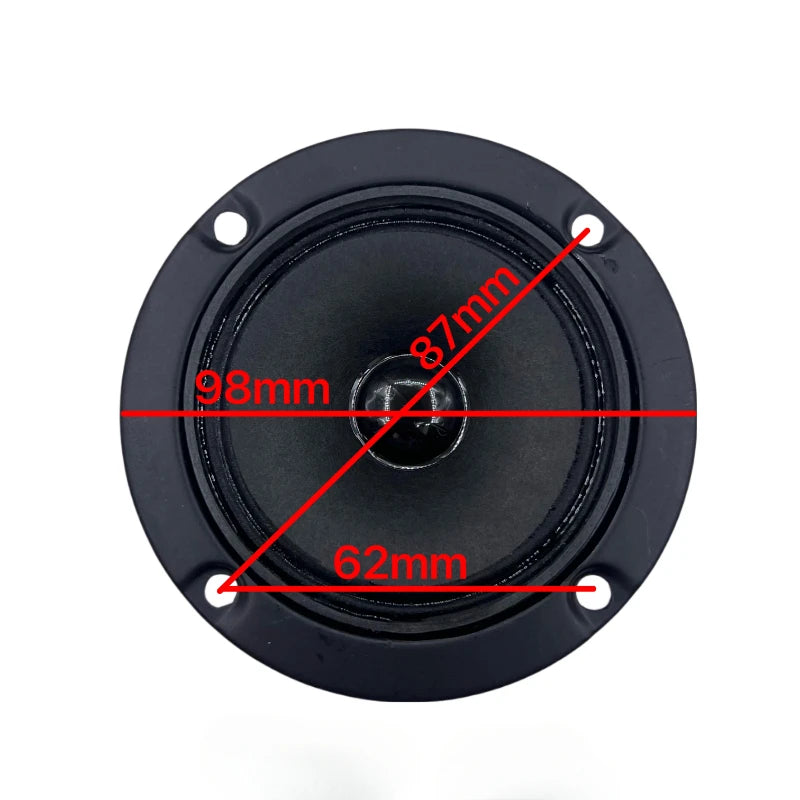 SOTAMIA 2Pcs 4 Inch Tweeter Audio Speaker 4 Ohm 30W HIFI Dual Magnetic KTV Karaoke Treble Speaker Home Sound Music Loudspeaker