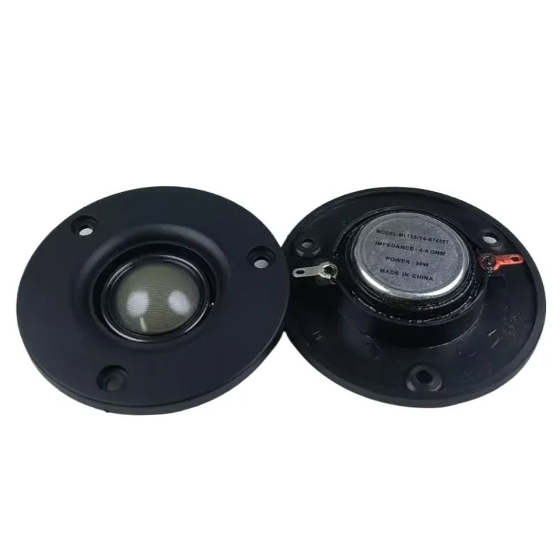 SOTAMIA 2Pcs 3 Inch Tweeter Audio Speaker 4 Ohm 30W Transparent Silk Film Treble Power Speaker Hifi Sound Music Home Loudspeaker