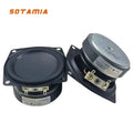 SOTAMIA 2Pcs 2.5 Inch Portable Audio Power Speaker 4 Ohm 15W Rubber Waterproof Loudspeaker DIY Hifi Music Bluetooth Speaker