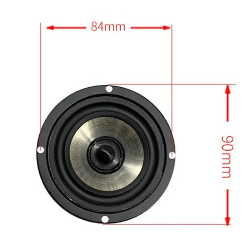 SOTAMIA 1Pcs 3 Inch Full Range Power Speaker 4 Ohm 20W Bookshelf Audio DIY Hifi Music Portable Bluetooth Computer Speaker