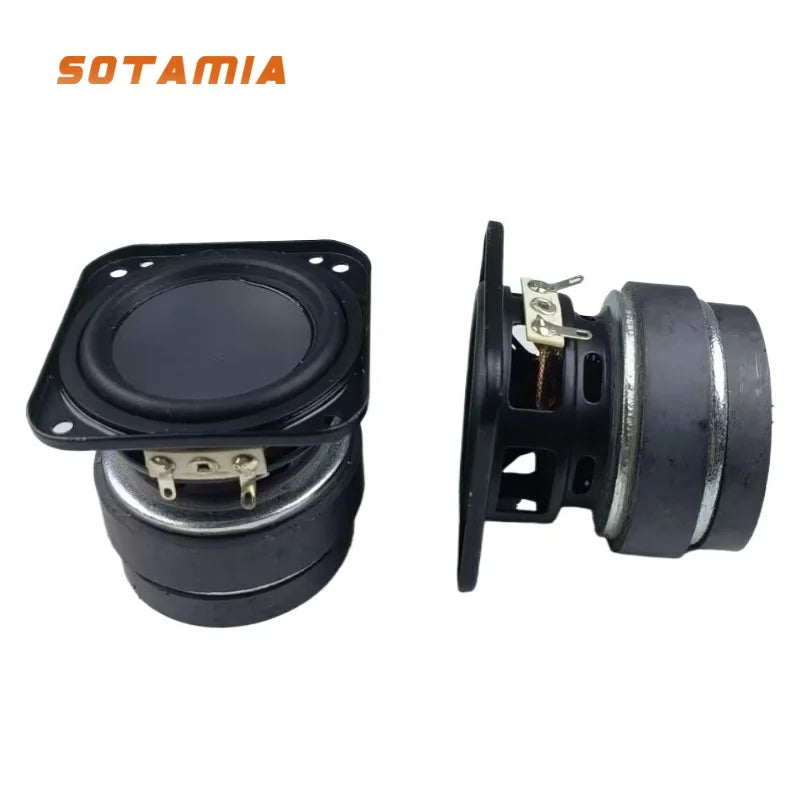 SOTAMIA 2Pcs 2.25 Inch 60mm Full Range Speaker 4 Ohm 20W Waterproof  Audio Speaker Long-stroke Louspeaker For JBL Bluetooth