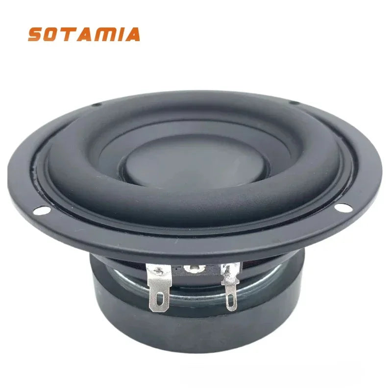 SOTAMIA 1Pcs 4.5 Inch Bass Speaker 4 Ohm 30W Audio Speaker Woofer Low Frequency Sound Music Home Theater Hifi Loudspeaker