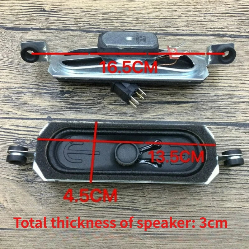 SOTAMIA 2PCS 13.5cm*4.5cm Full Range Speaker 8 Ohm 10W LED43C750 LCD TV Speaker Universal 513 Loudspeaker for TCL Leroy